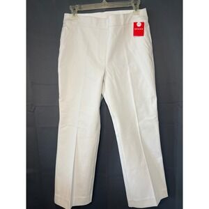 Spanx Silver Linings Kick Flare Pants Classic White Petite Medium NEW